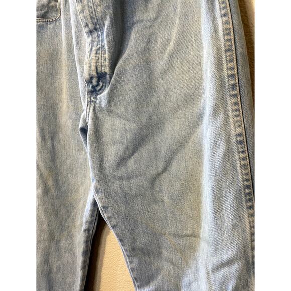 VTG Wrangler High Waisted Straight Leg Light Wash Western Wear Jeans Size 34 - Picture 11 of 11